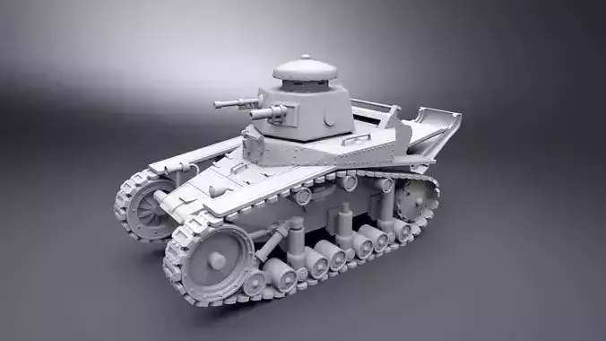T18 Tank scale model