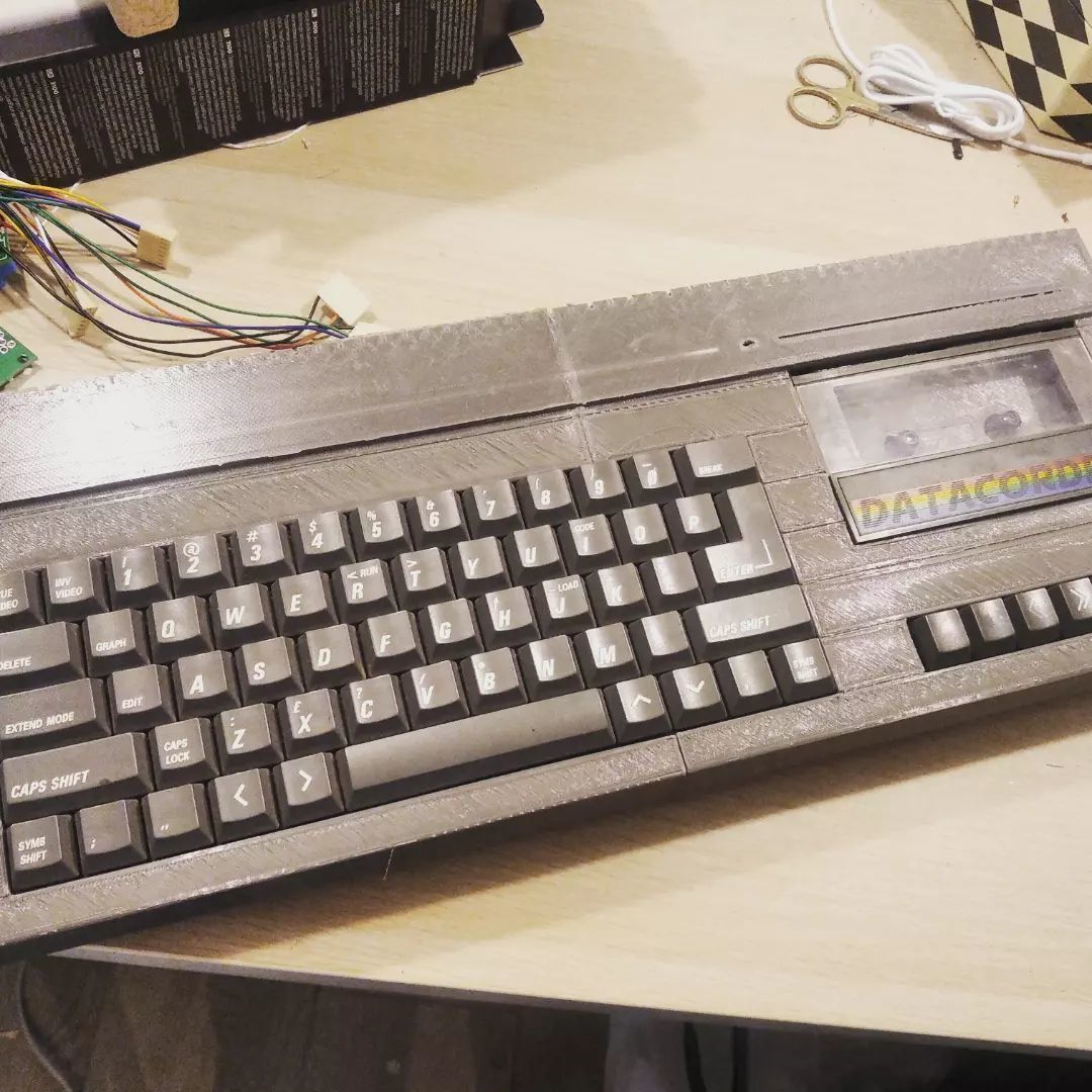 ZX Spectrum Plus 2 128K Case 3d print model 3D model 3D printable