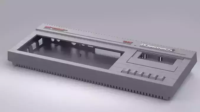 ZX Spectrum Plus 2 128K Case 3d print model 3D print model