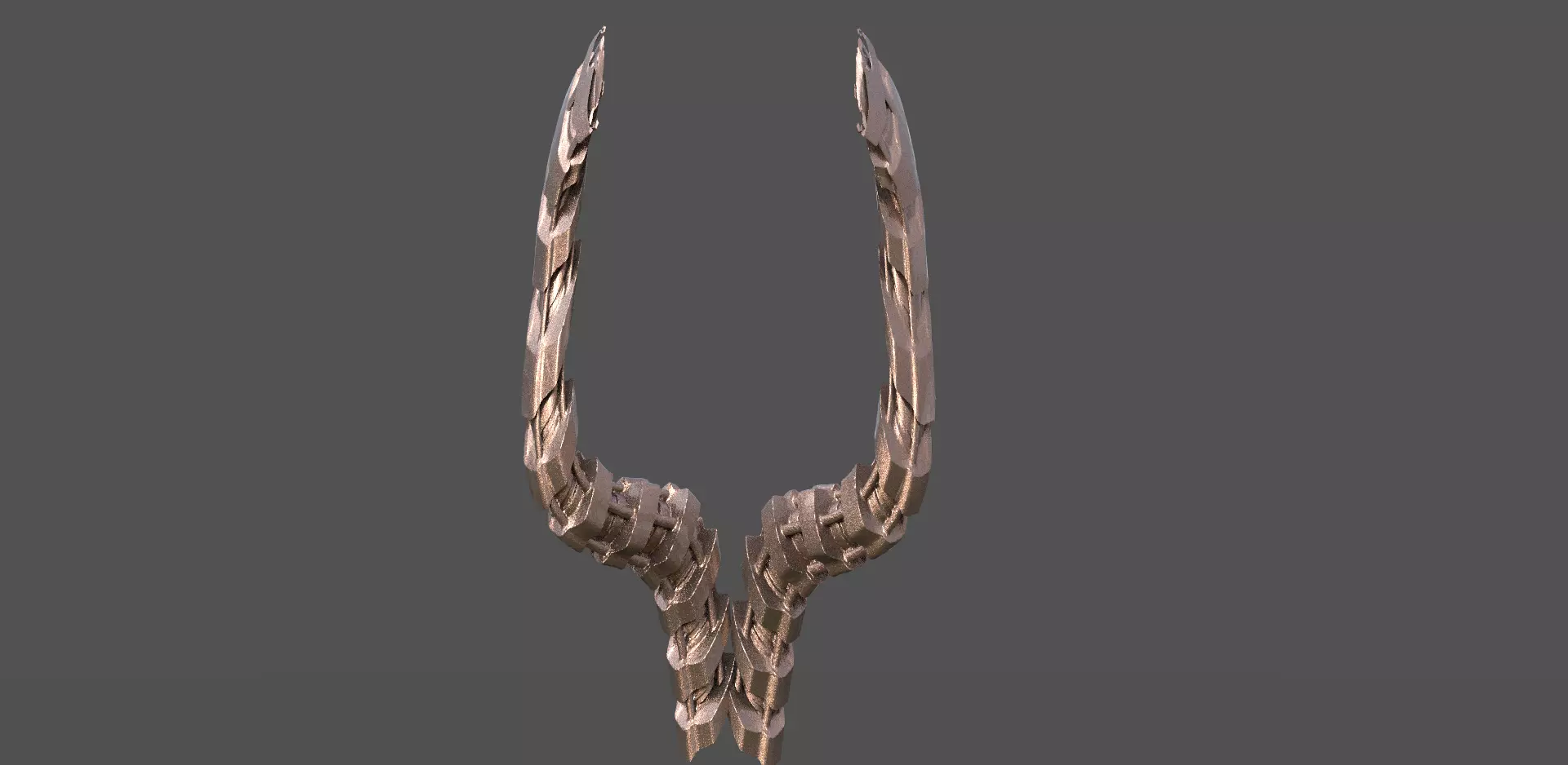 Robot Demon Horns  3D model_0