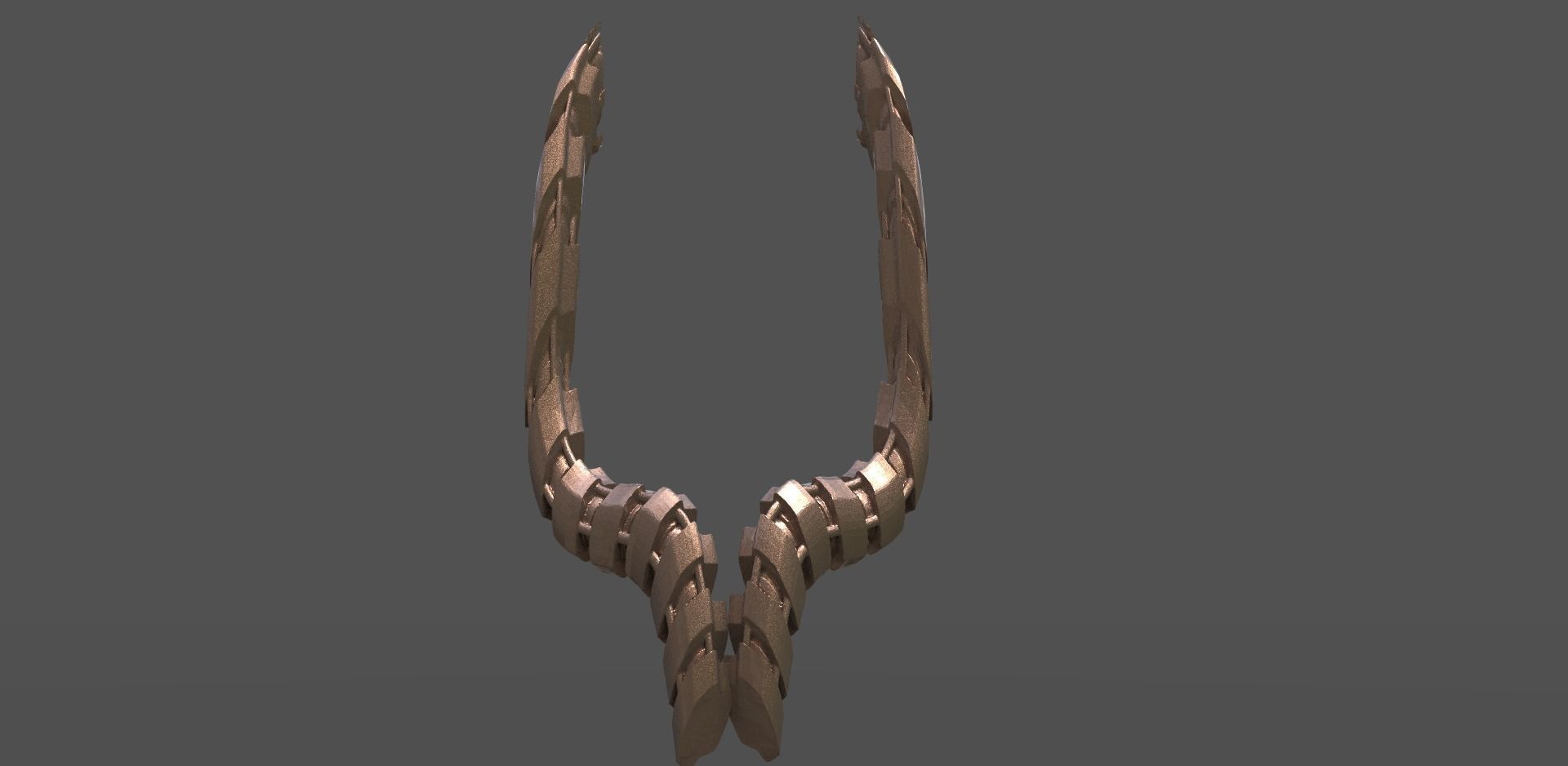 Robot Demon Horns  3D model_1