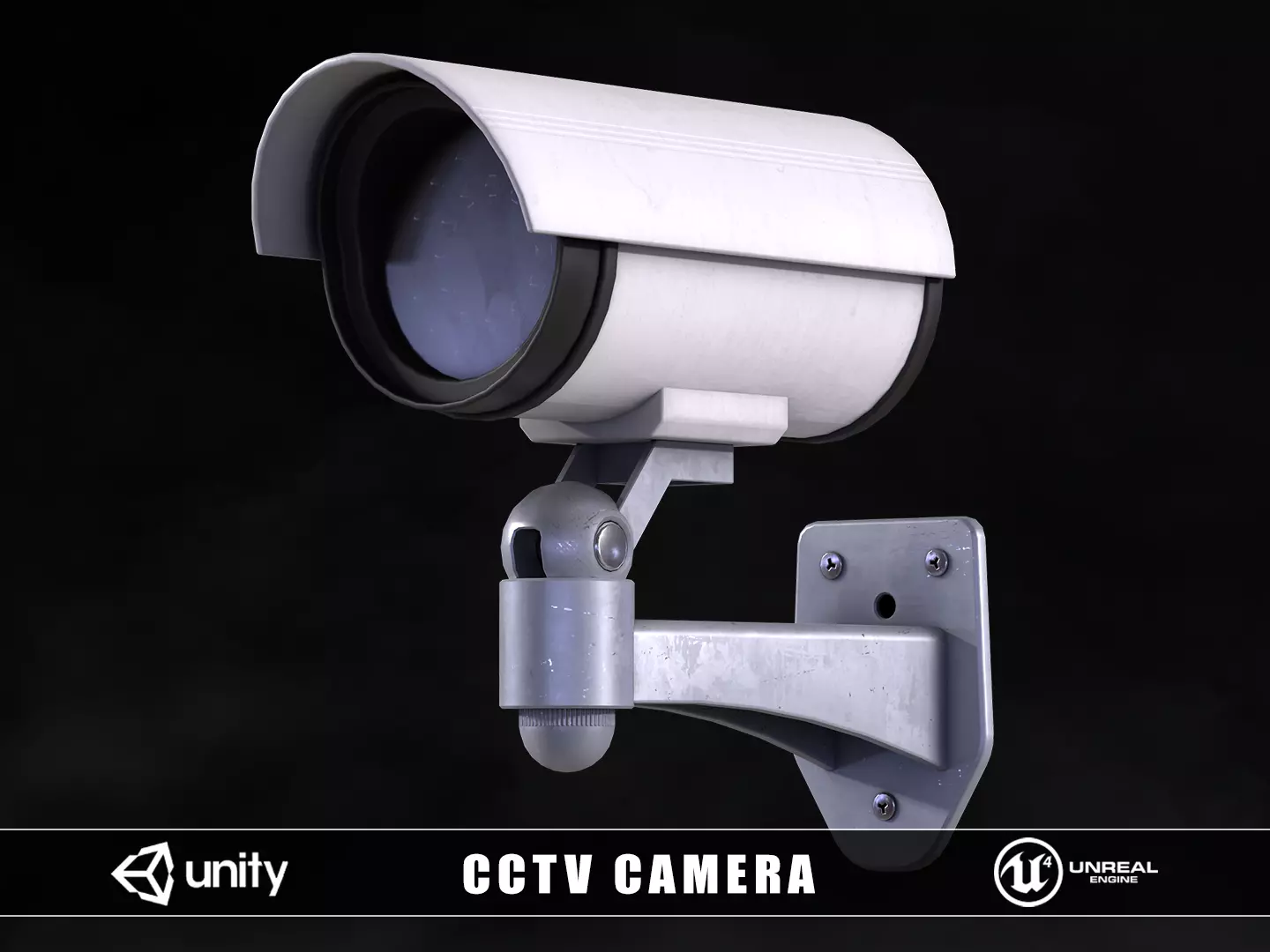 CCTV Camera Low-poly 3D model