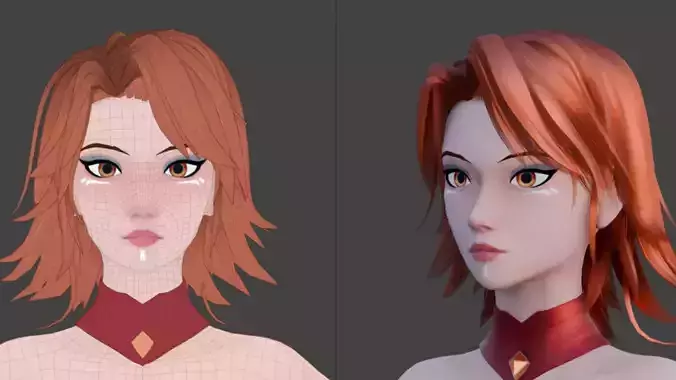 Anime girl Lina Dragons Blood