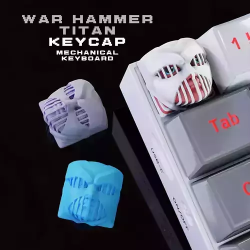War Hammer Titan - Keycap 3D for mechanical keyboard - AOT SNK 3D print model