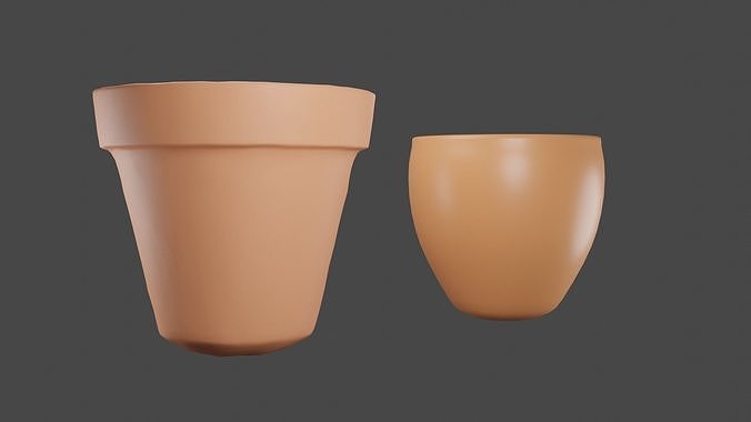 clay  pot Free low-poly 3D print model
