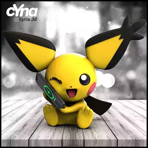 Pichu Pokemon Charging Station - 3D print model