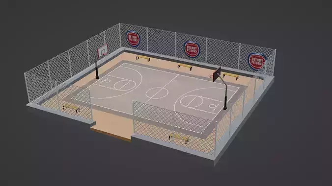 Basketball Stadium - Detroit Pistons