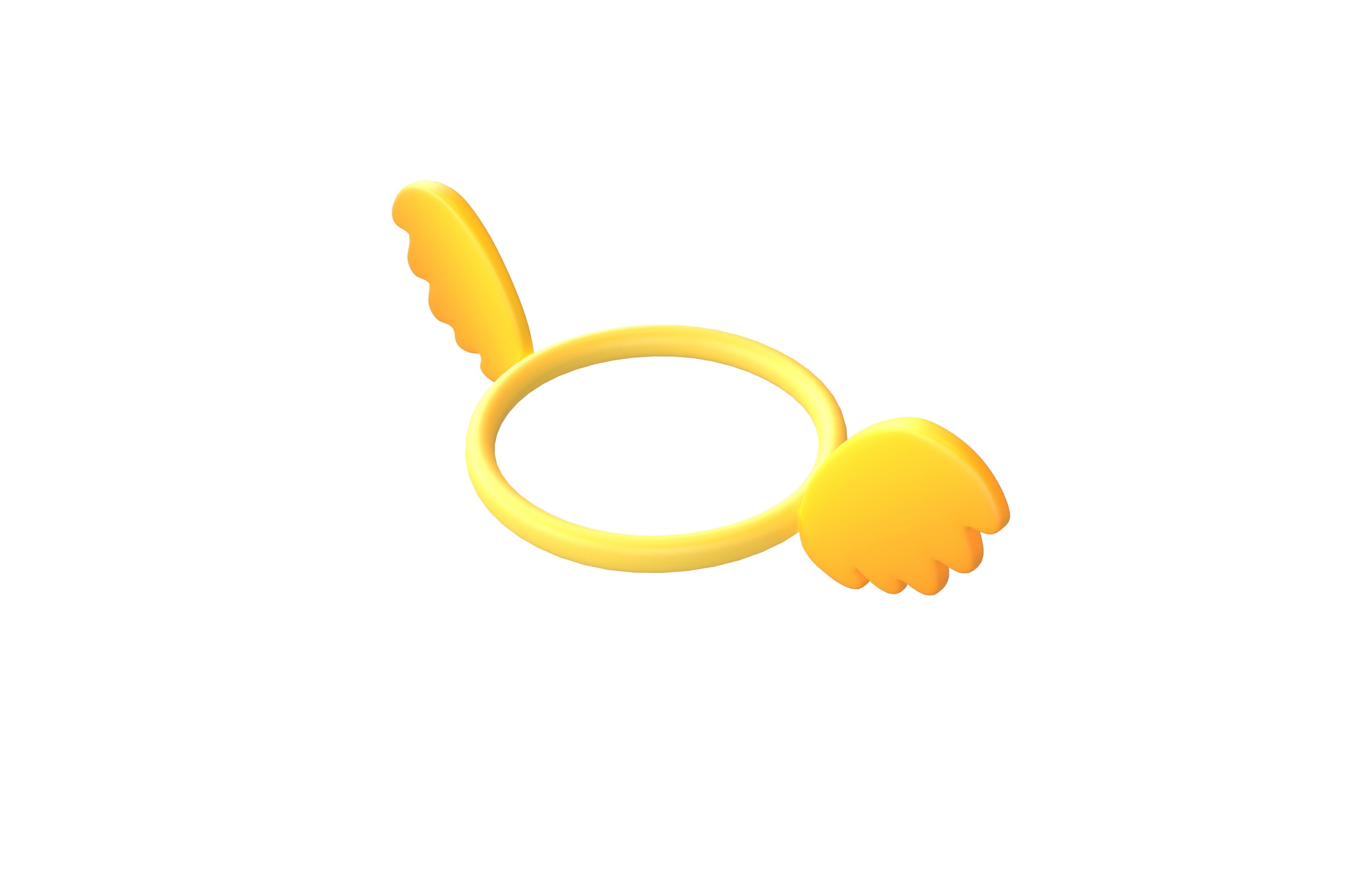 Angel Halo v3 005 Low-poly 3D model_2