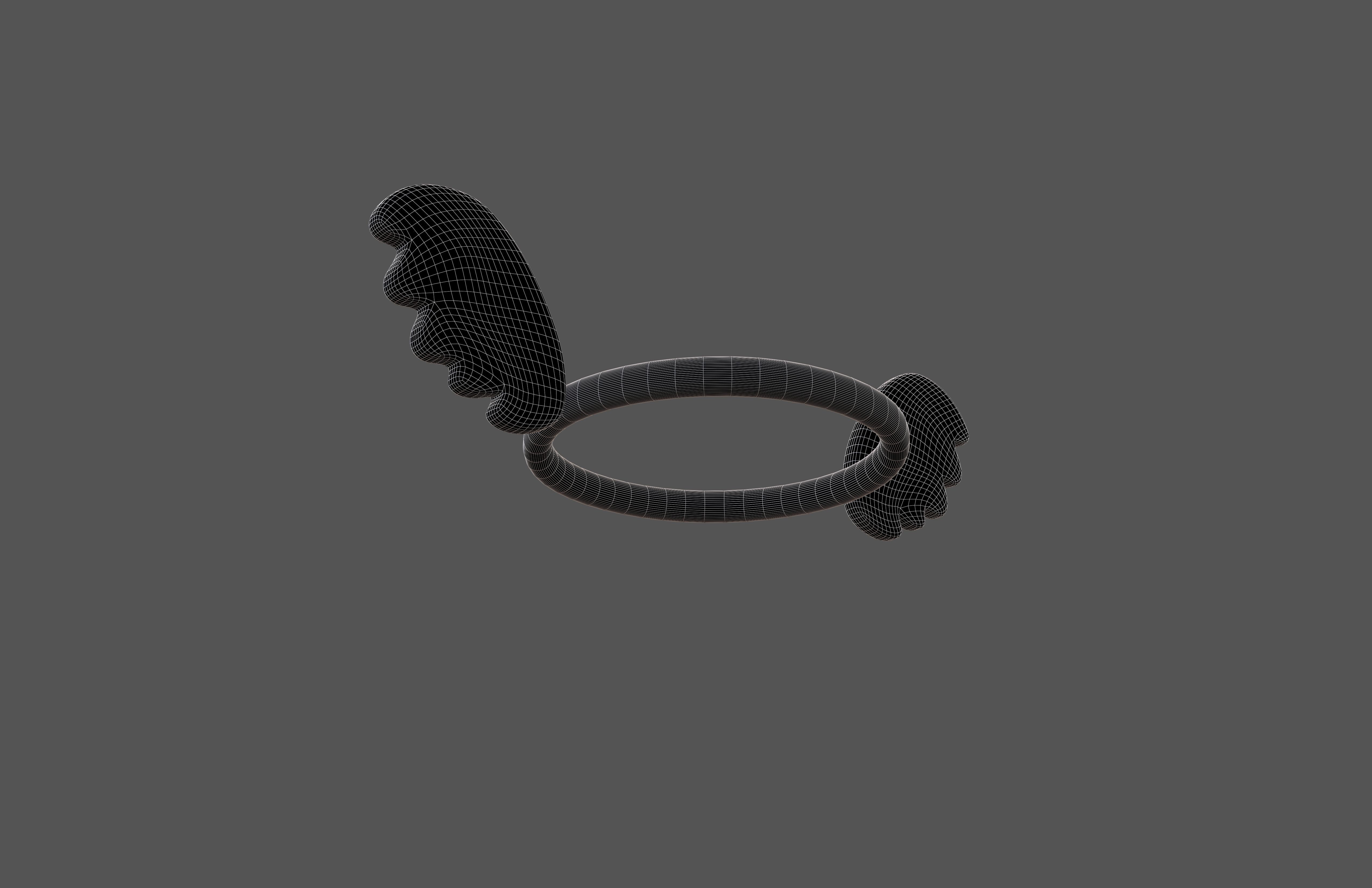 Angel Halo v3 010 Low-poly 3D model_7
