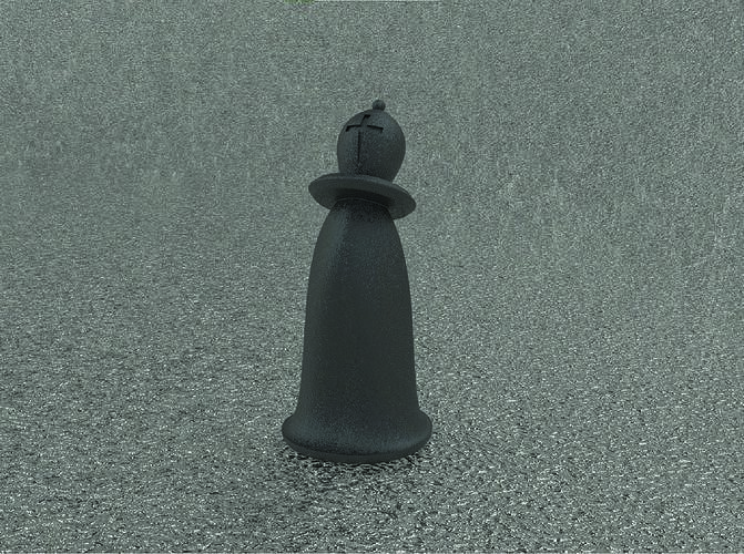 PuffingChess Bishop 3D print model