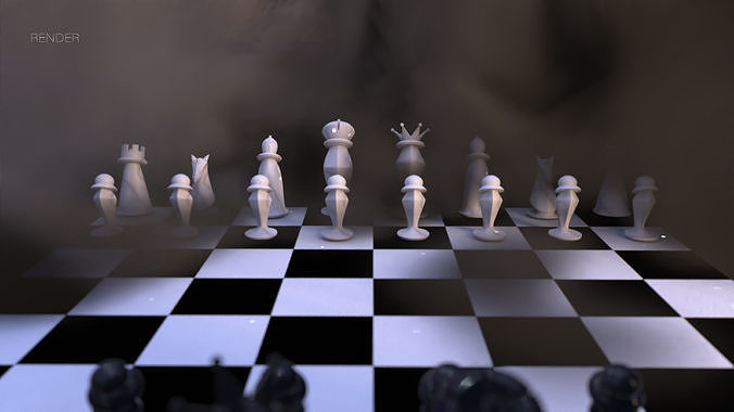 Puffing Chess Series 3D Model Collection