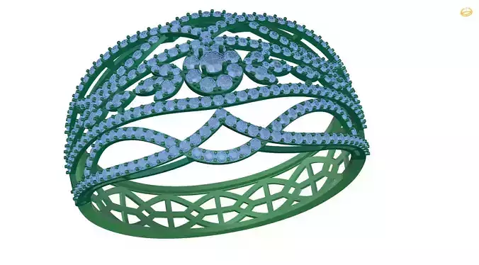 bracelet ring with diamonds