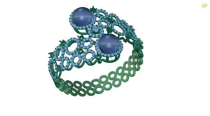 bracelet ring with pearls