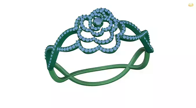 bracelet flower ring