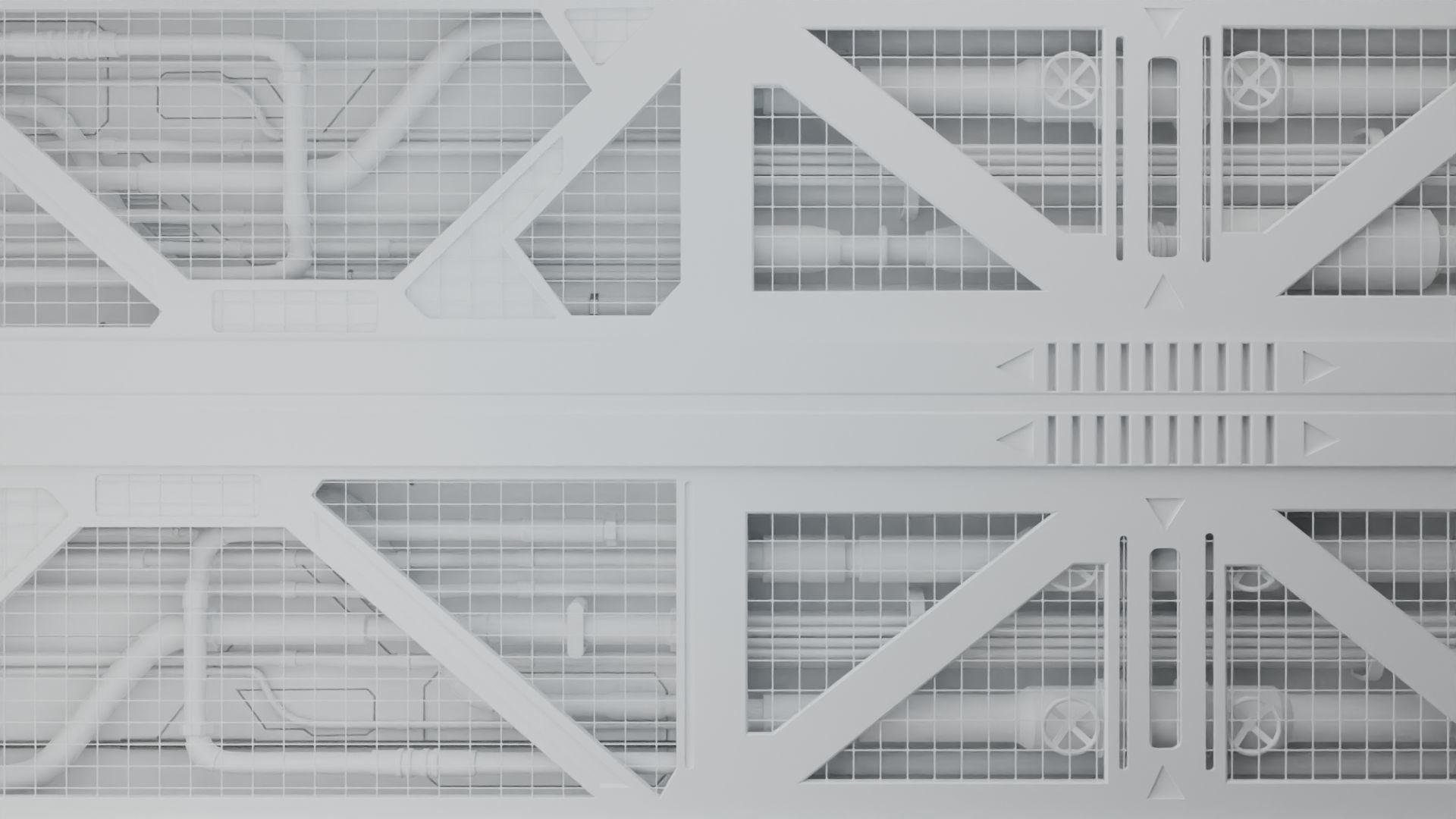 Interior sci-fi laboratory control room 3D model_20