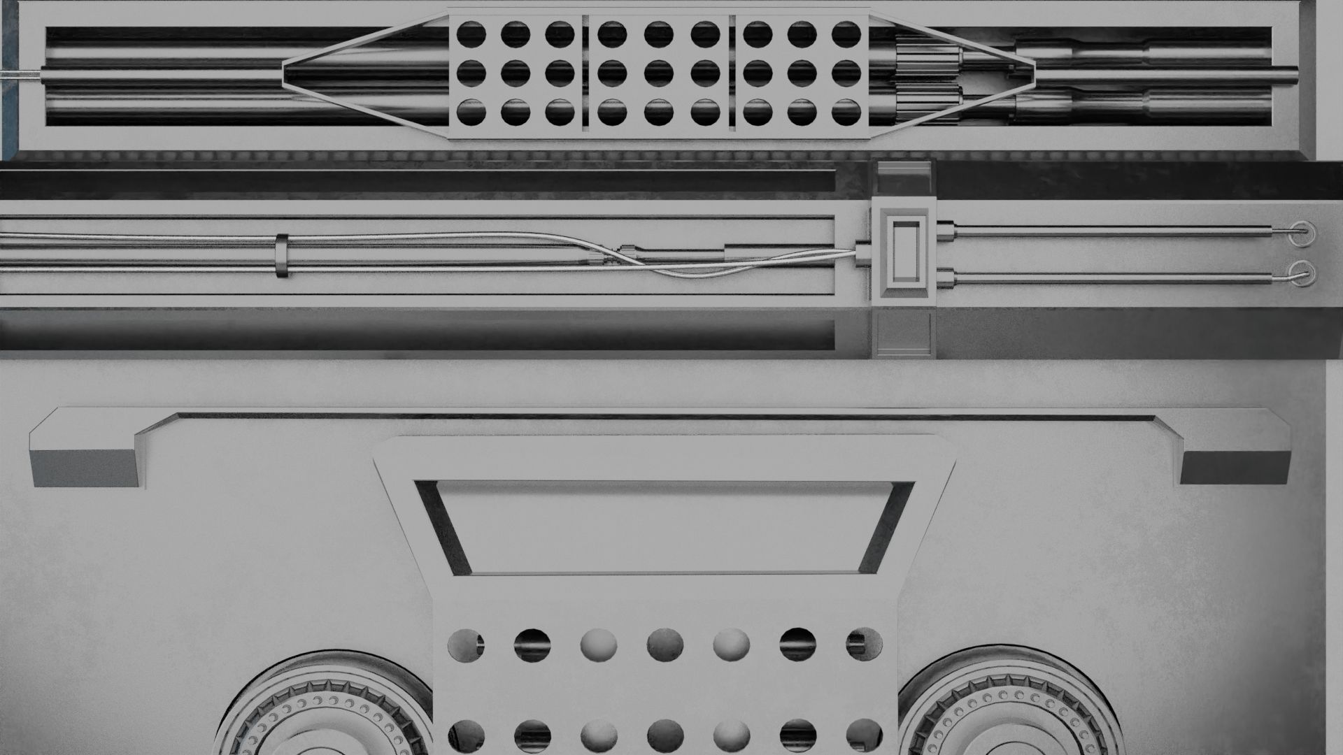 Interior sci-fi laboratory control room 3D model_13