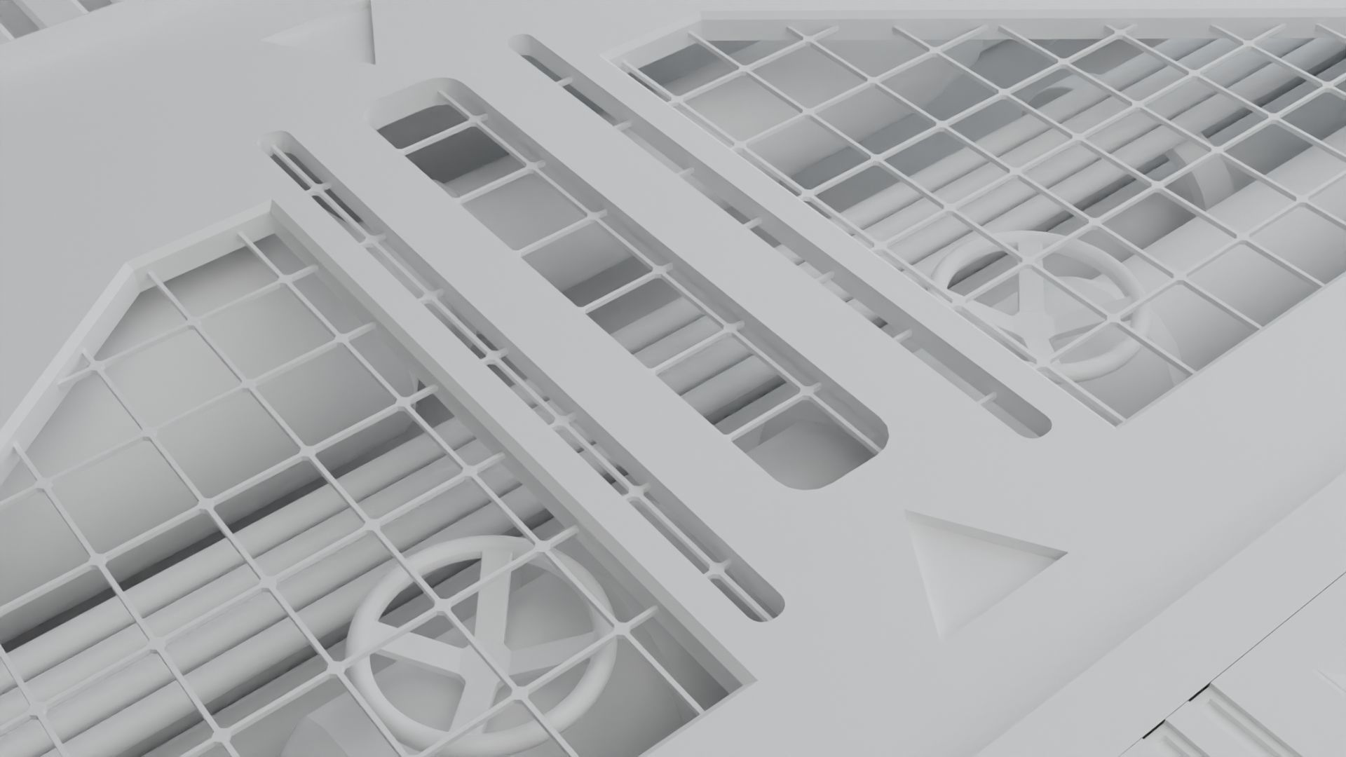 Interior sci-fi laboratory control room 3D model_21