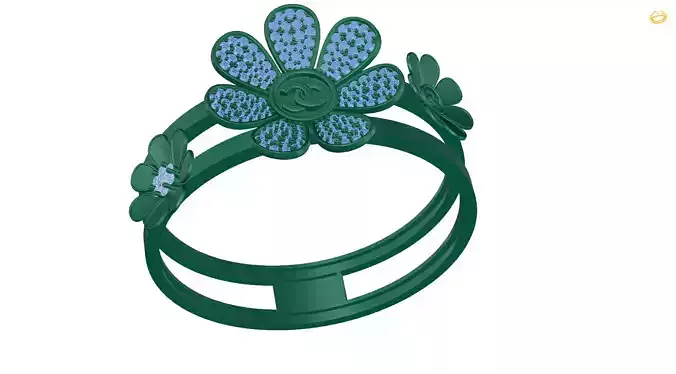 bracelet flower ring