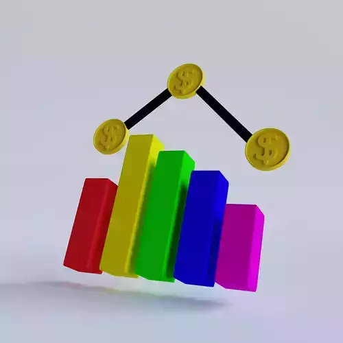 Analytics 3D Icon Free 3D model