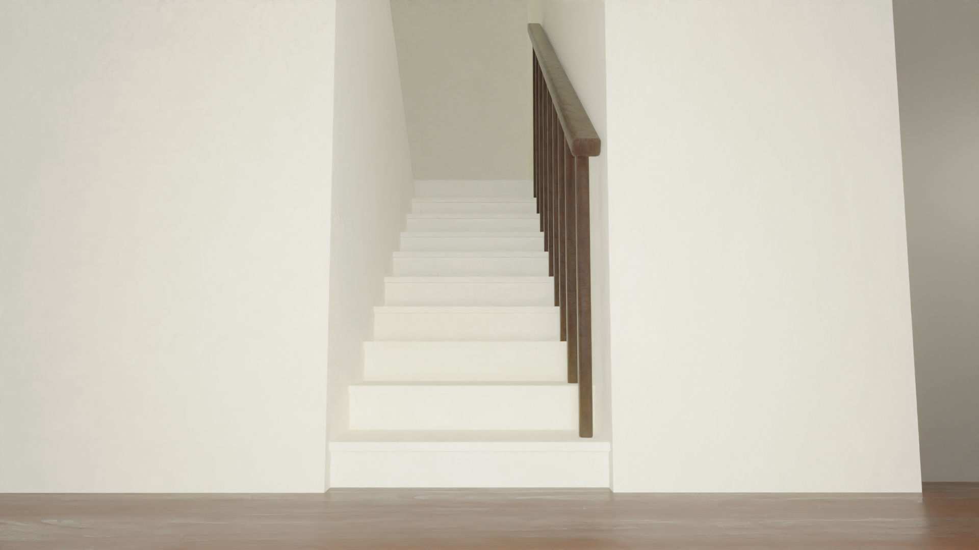 Home 3D elevator with stairs Low-poly 3D model_32