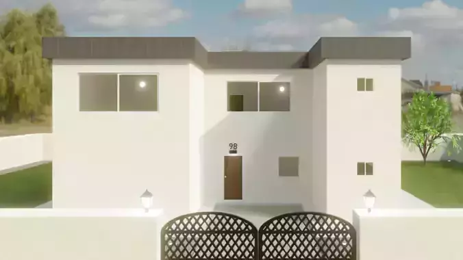 Home 3D elevator with stairs