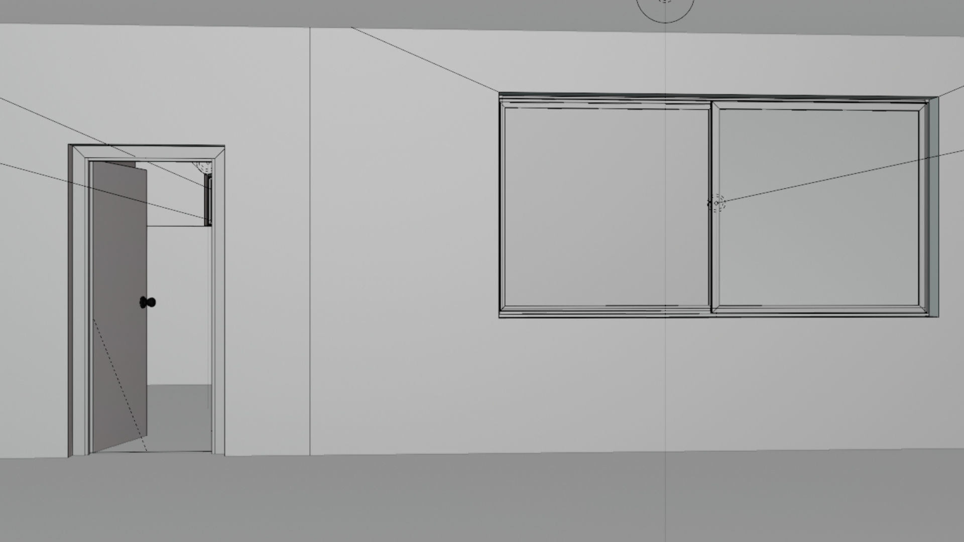 Home 3D elevator with stairs Low-poly 3D model_80