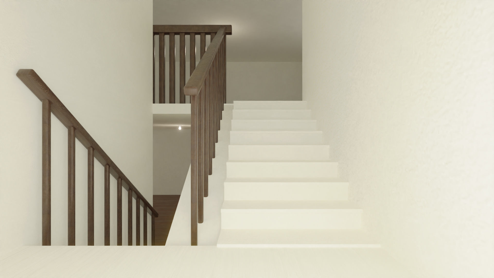 Home 3D elevator with stairs Low-poly 3D model_33