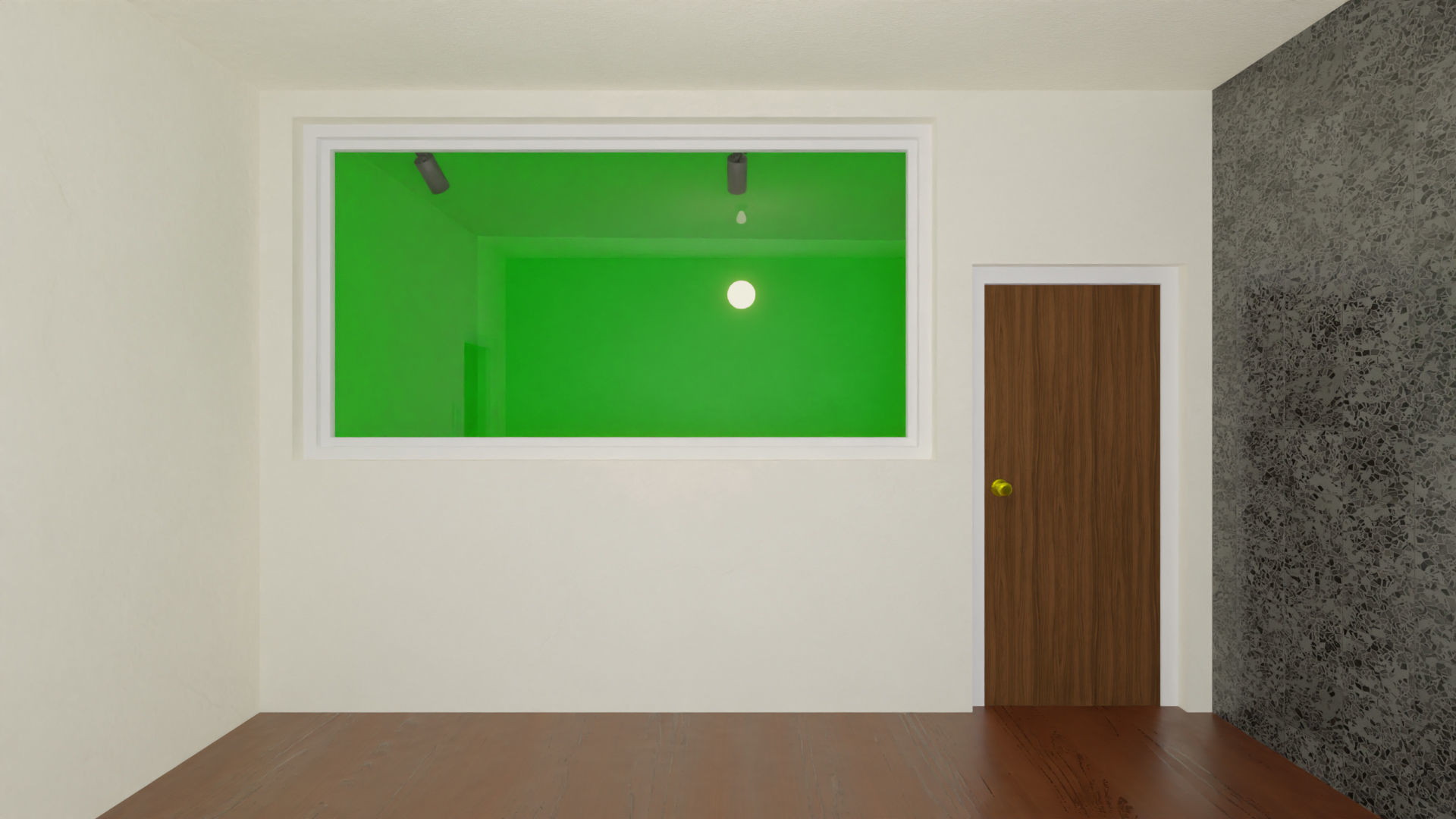 Home 3D elevator with stairs Low-poly 3D model_14