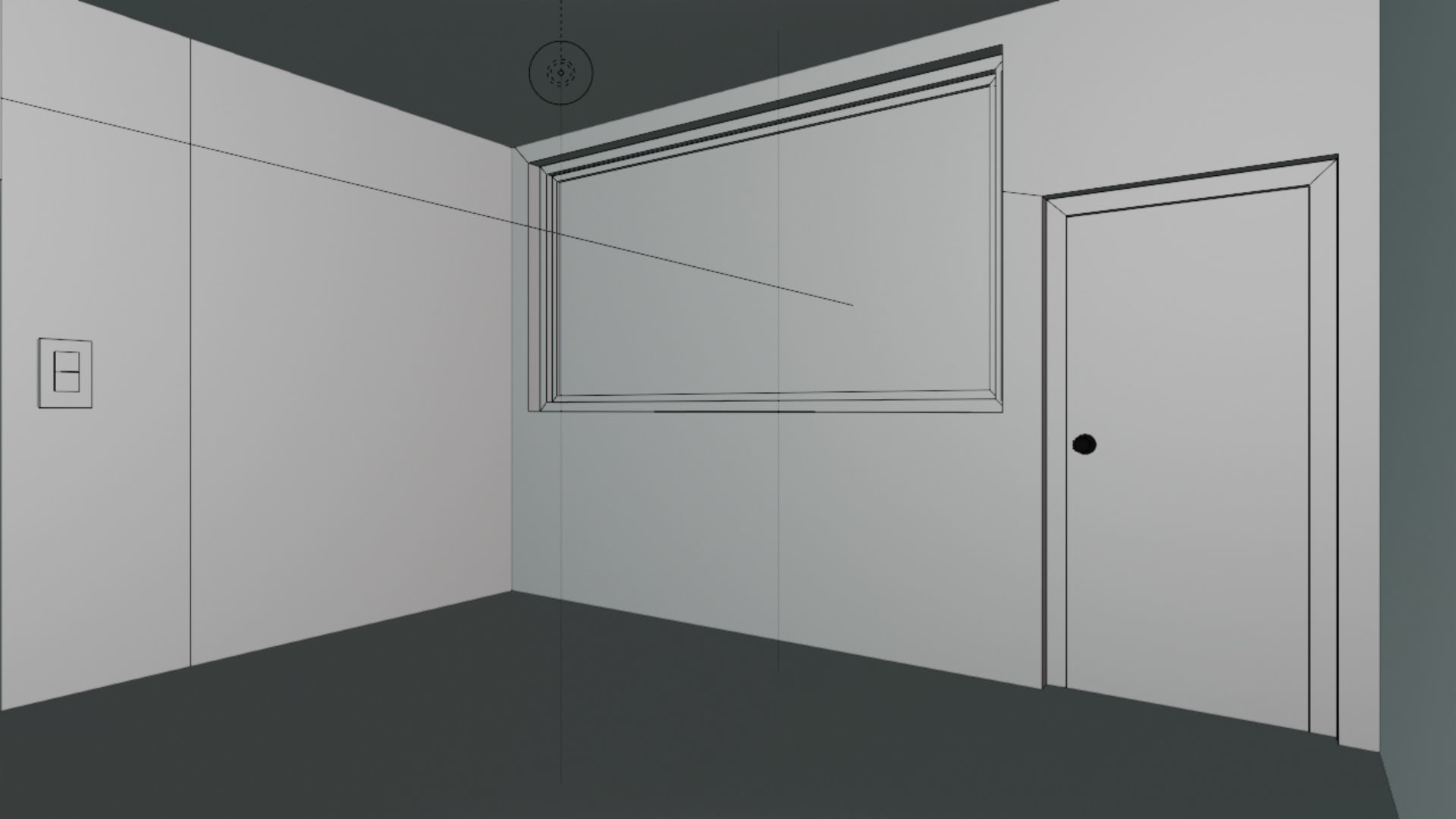 Home 3D elevator with stairs Low-poly 3D model_58