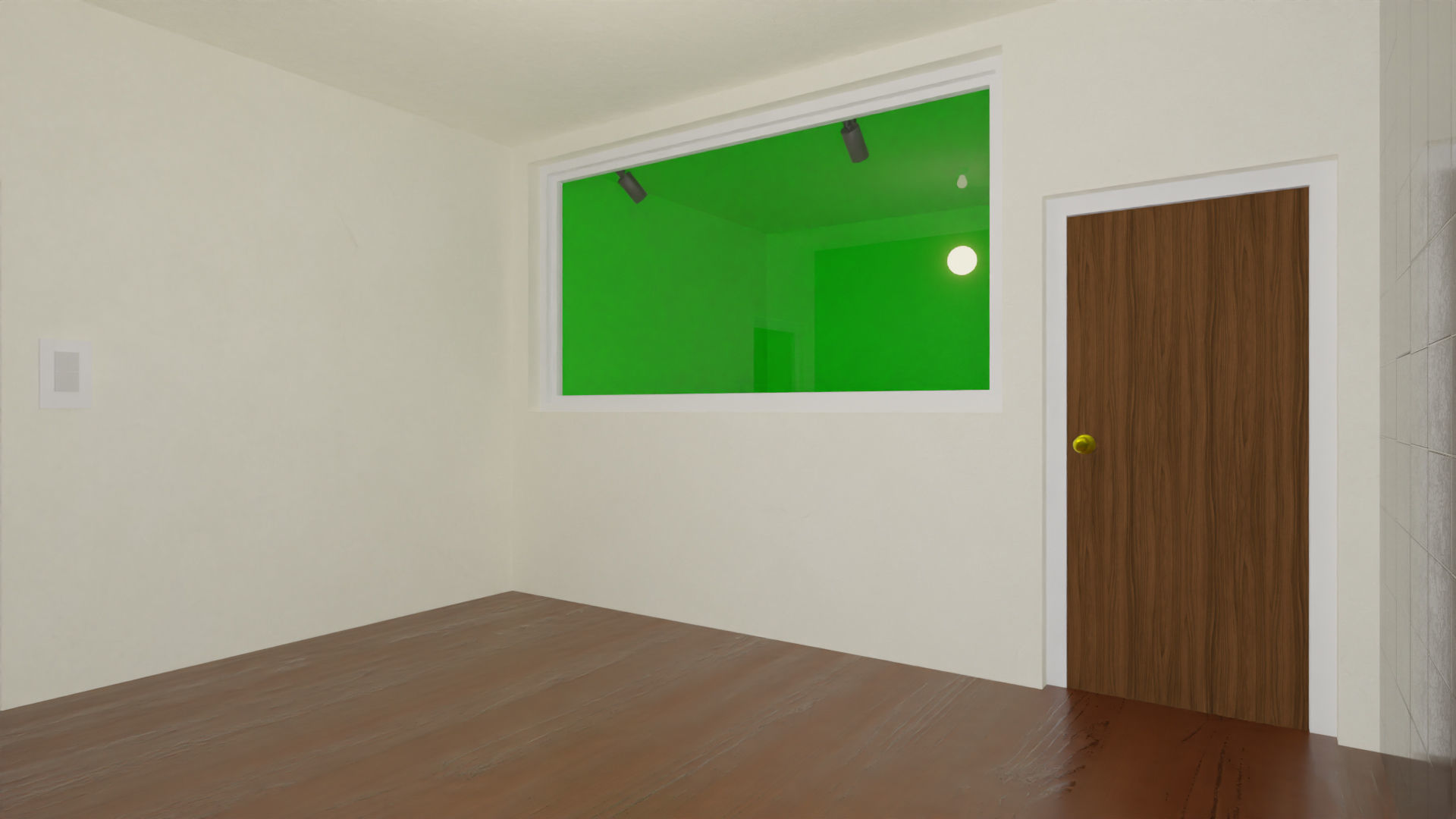 Home 3D elevator with stairs Low-poly 3D model_15