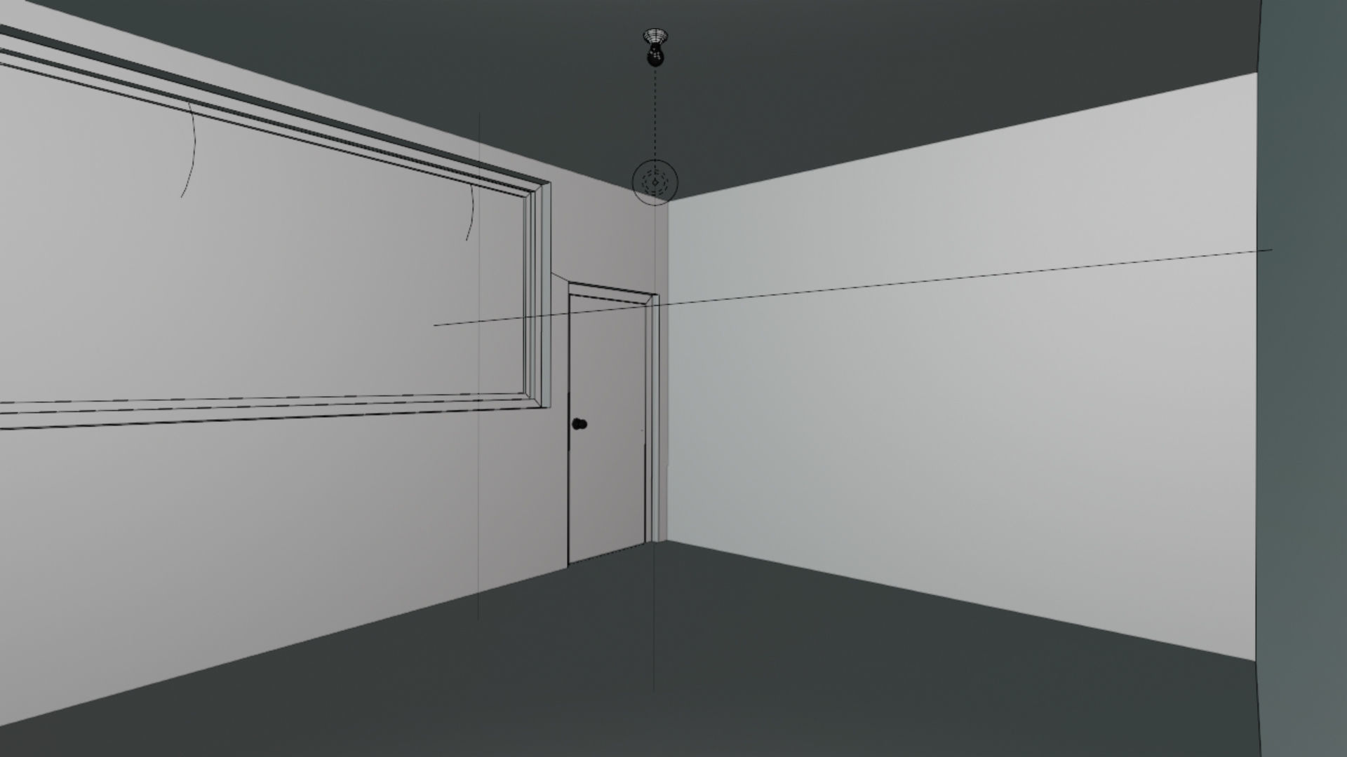 Home 3D elevator with stairs Low-poly 3D model_56