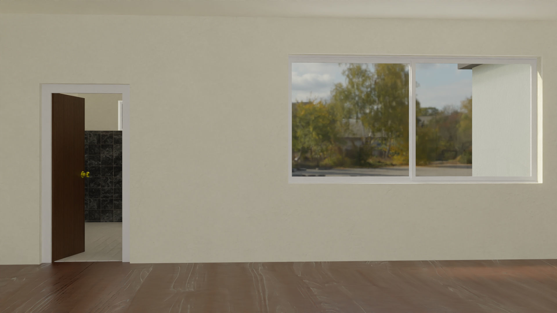 Home 3D elevator with stairs Low-poly 3D model_37