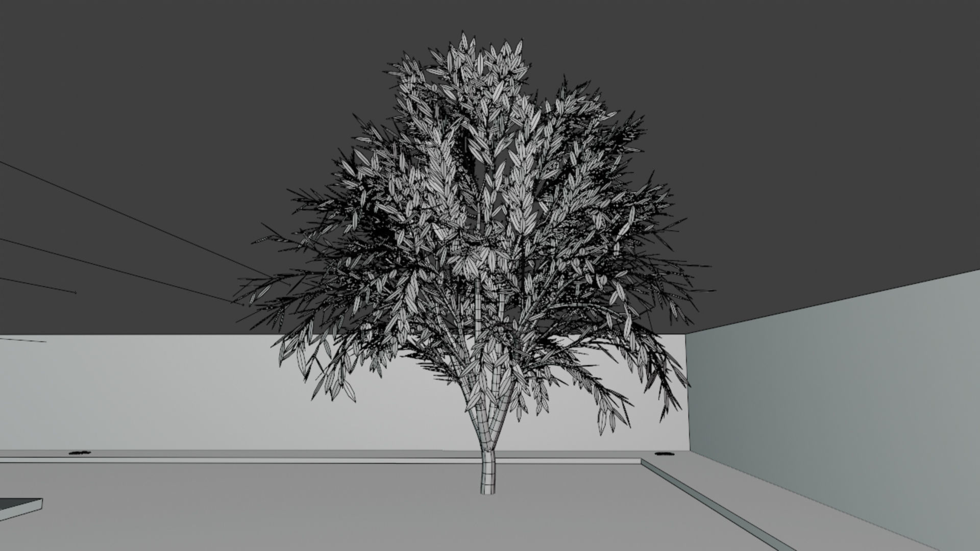 Home 3D elevator with stairs Low-poly 3D model_53