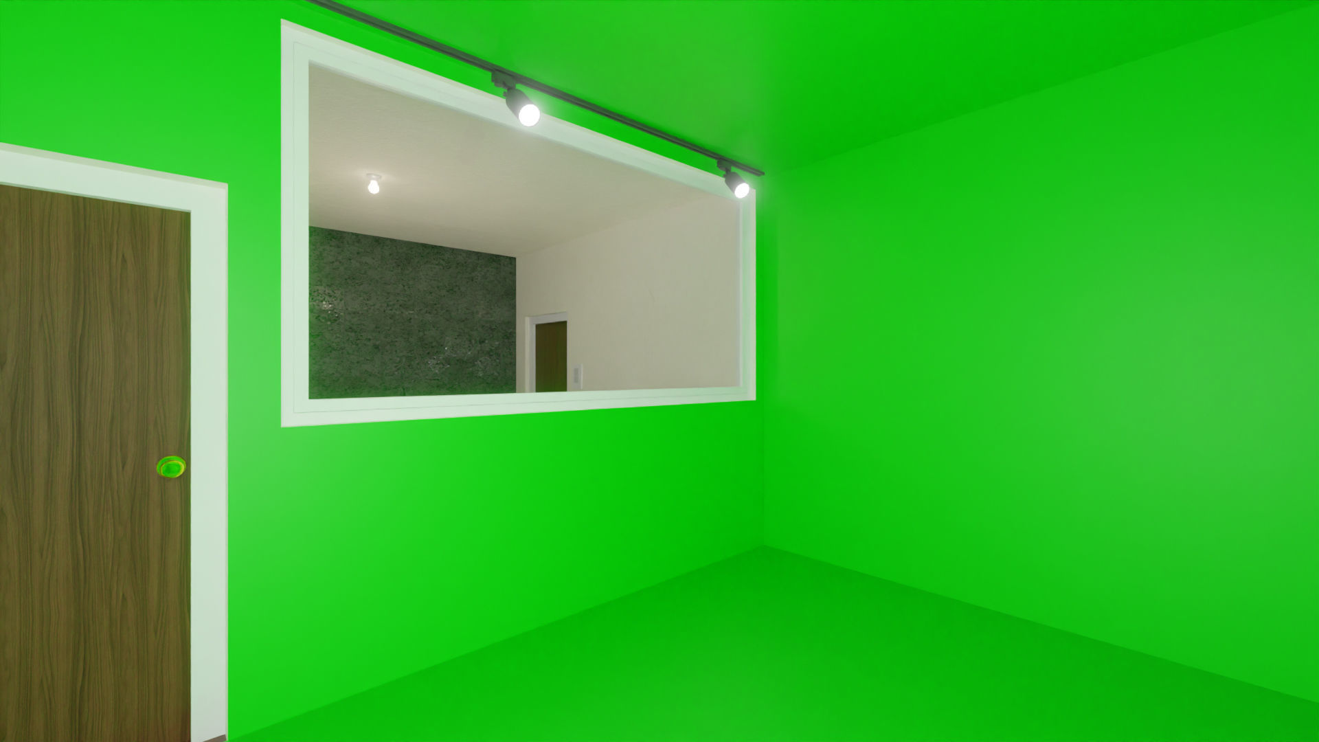 Home 3D elevator with stairs Low-poly 3D model_18