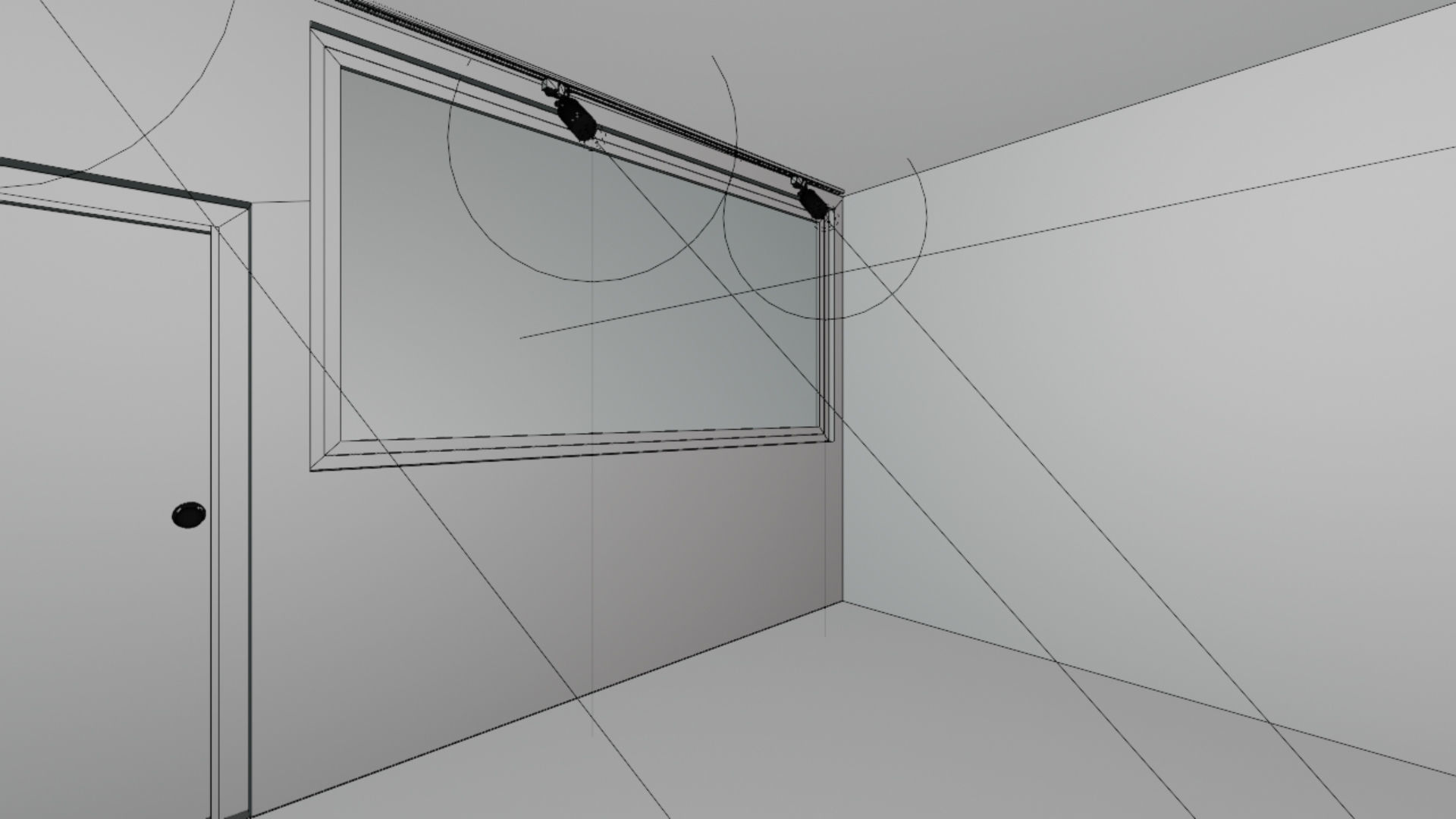 Home 3D elevator with stairs Low-poly 3D model_61