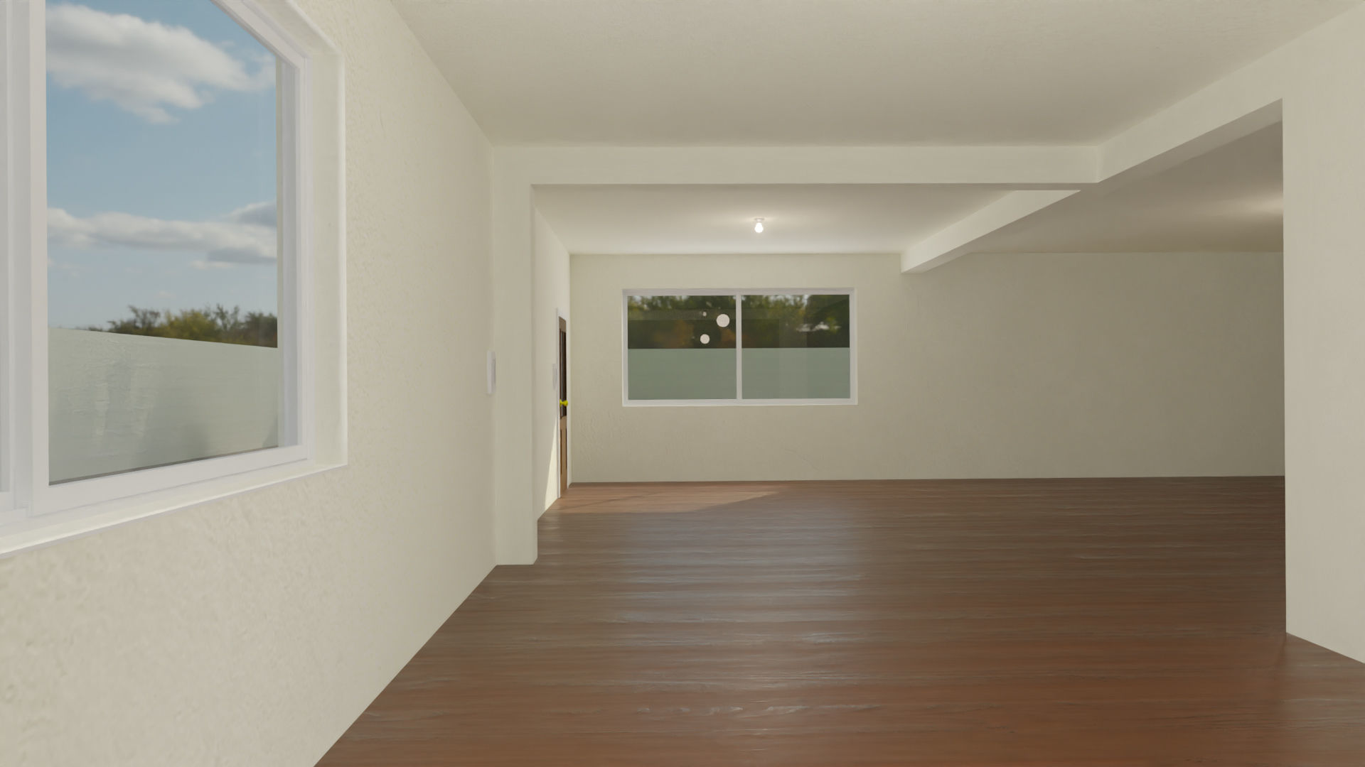 Home 3D elevator with stairs Low-poly 3D model_25