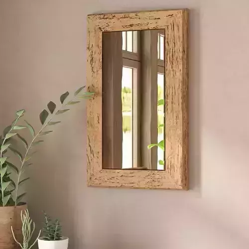 Rustic Distressed Accent Mirror 3D model