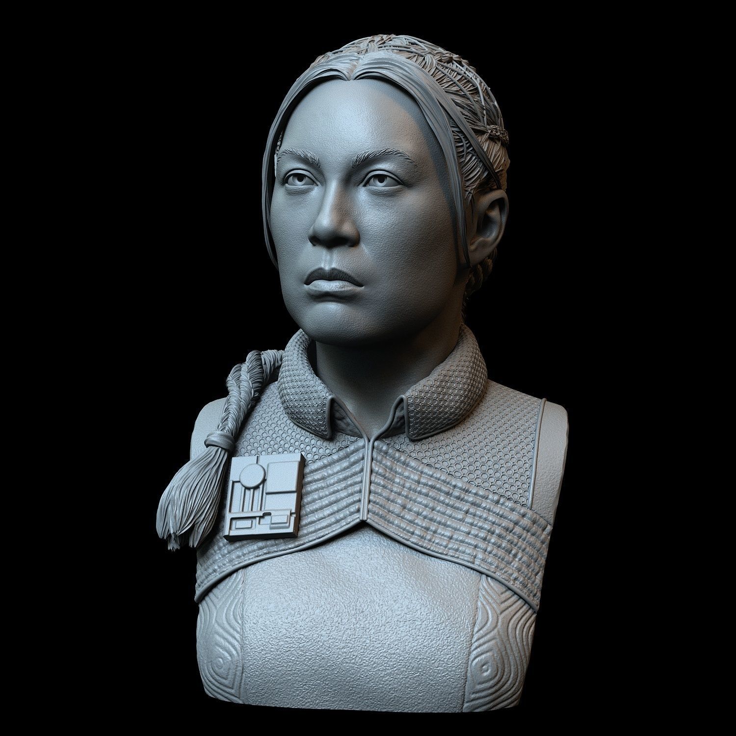 Ming-Na Wen as Fennec Shand 3D print model_2