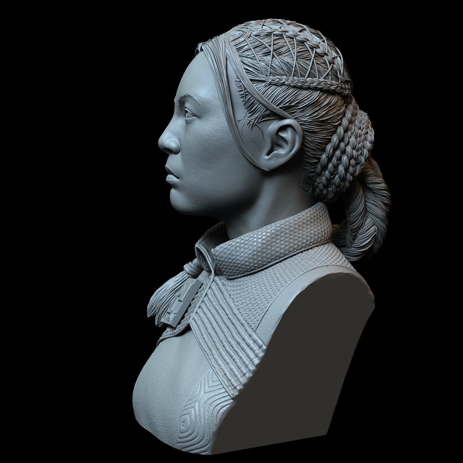 Ming-Na Wen as Fennec Shand 3D print model_3