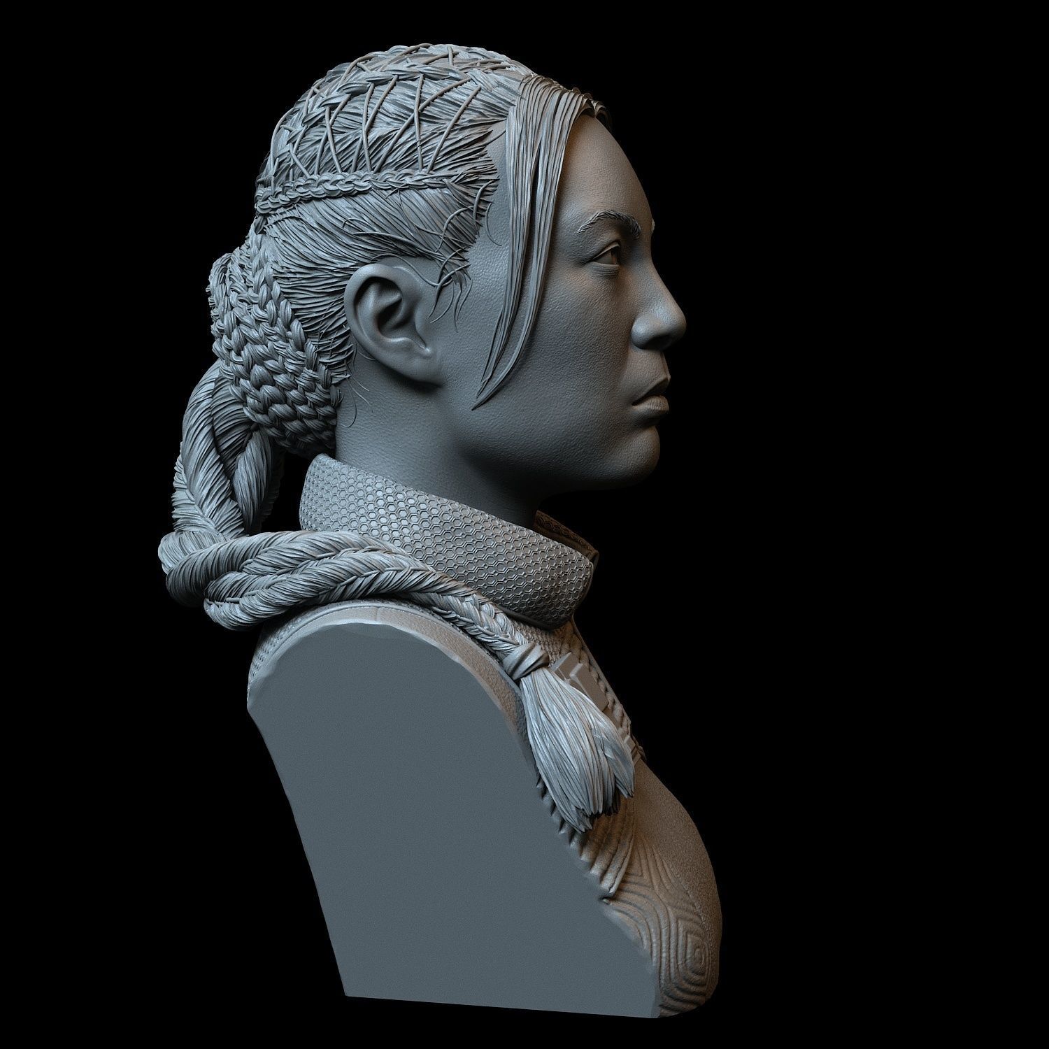 Ming-Na Wen as Fennec Shand 3D print model_5