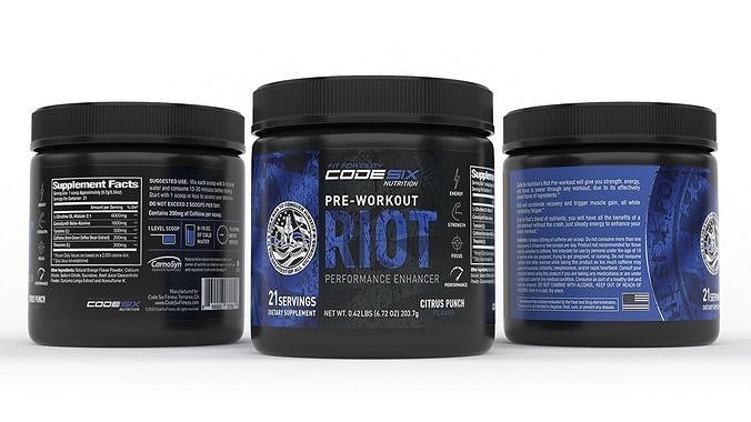 Protein Powder 3D model