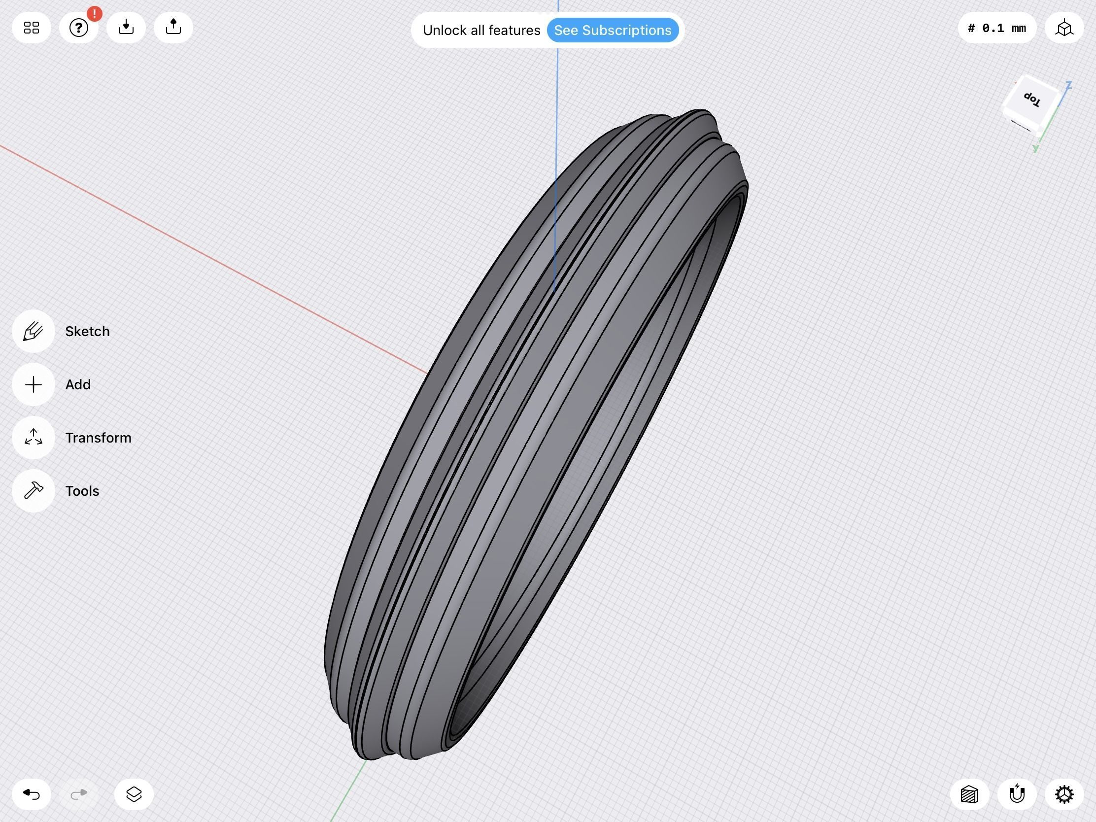 Profile ring stl verified 3D print model_4