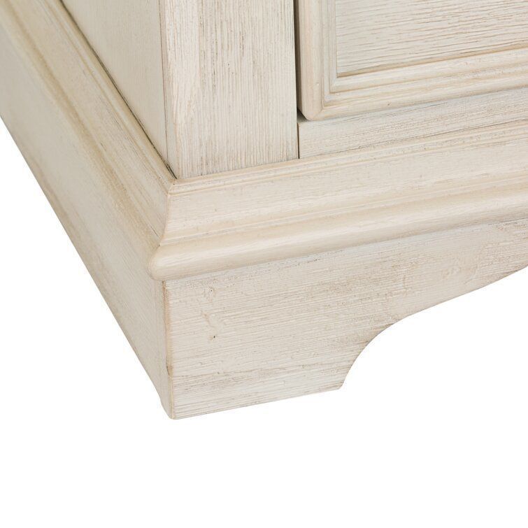 Kelton II Drawer Nightstand Antique White 3D model_7