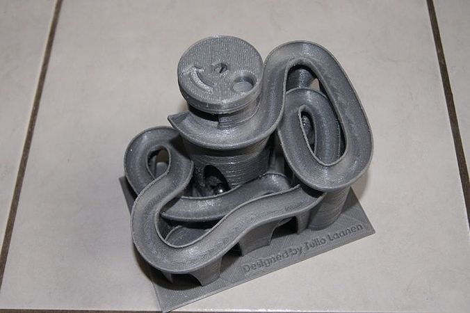 Improved version of second Tulio  Marble Machine 3D print model
