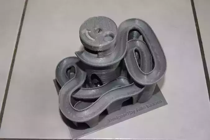 Improved version of second Tulio  Marble Machine 3D print model