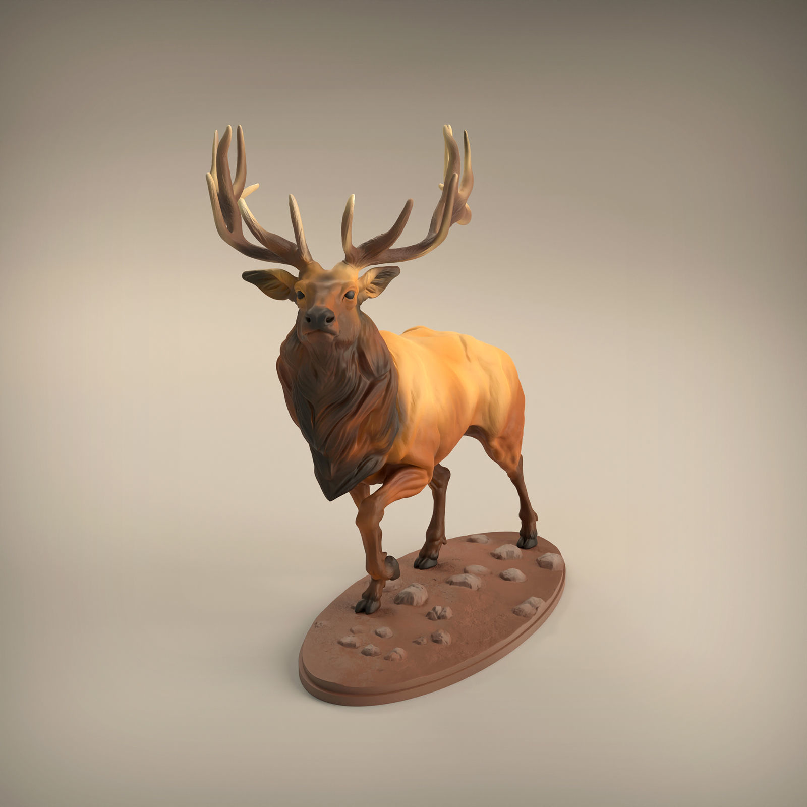Elk for 3D Printing 3D print model_8