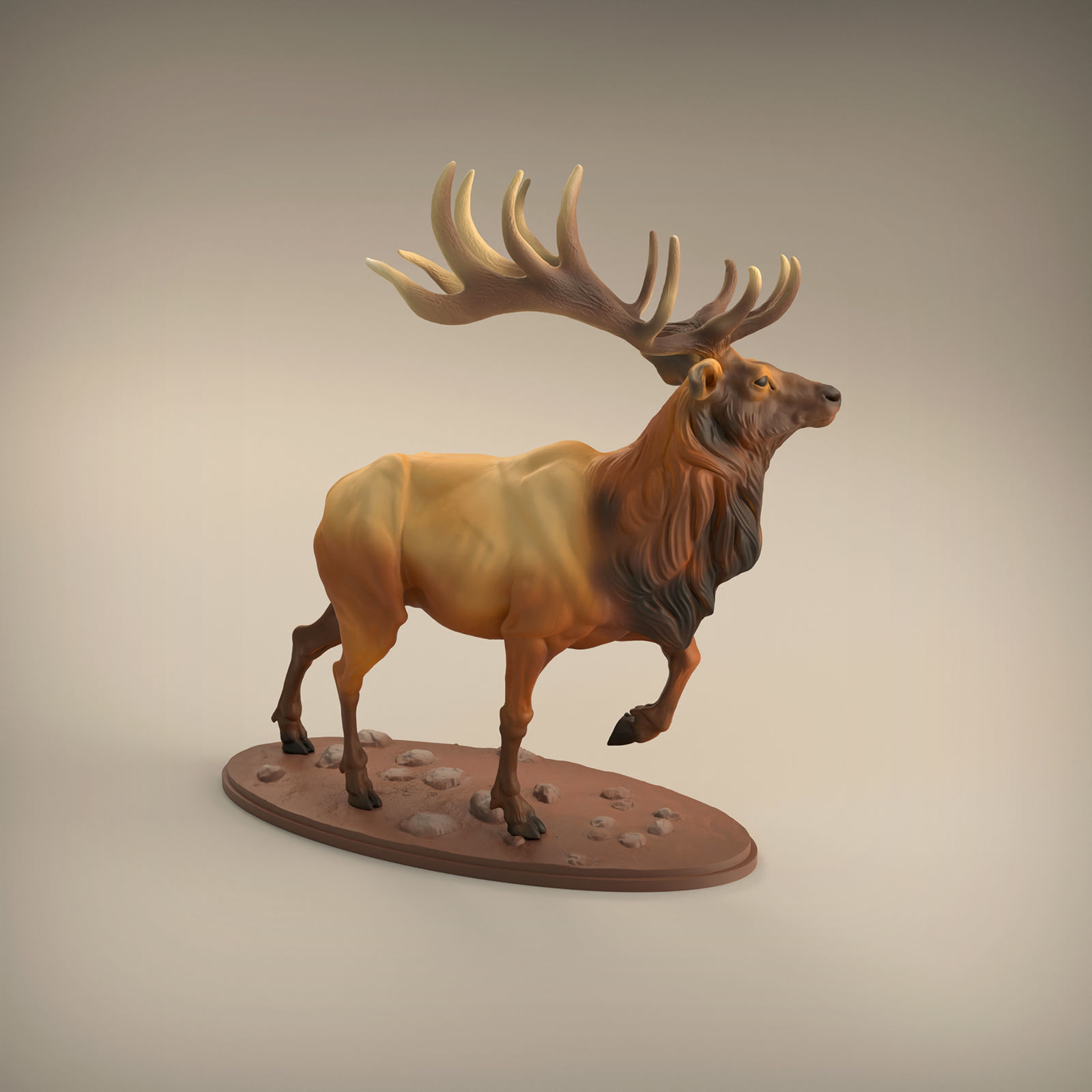 Elk for 3D Printing 3D print model_10
