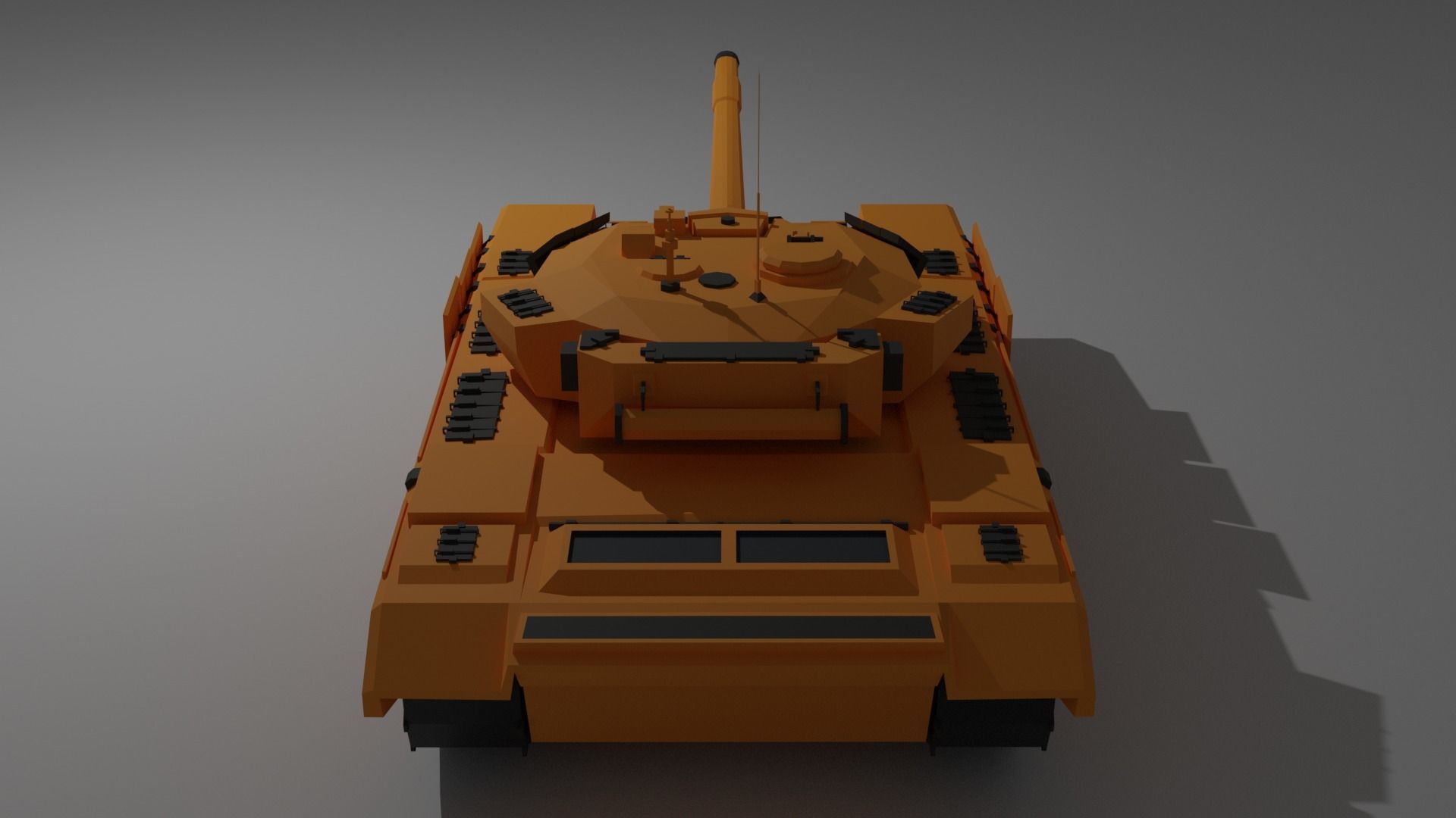 Russian Military Vehicles Tank T90 Low-poly 3D model Low-poly 3D model_2