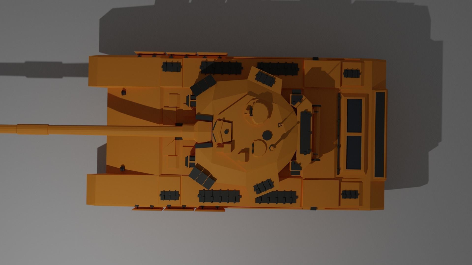 Russian Military Vehicles Tank T90 Low-poly 3D model Low-poly 3D model_3