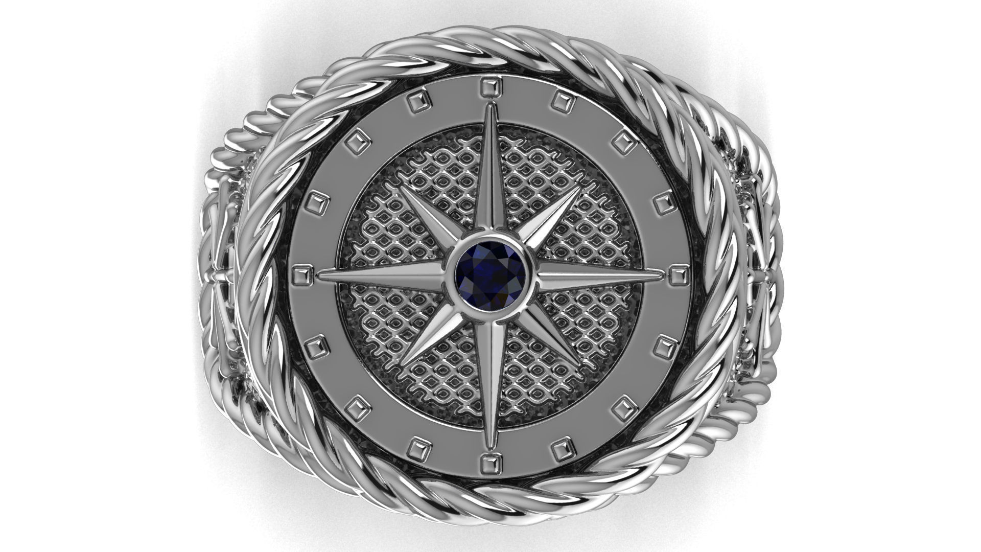 Signet Ring 3D print model_1